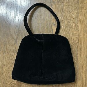 Vintage Ingber Black Velvet Evening Clutch